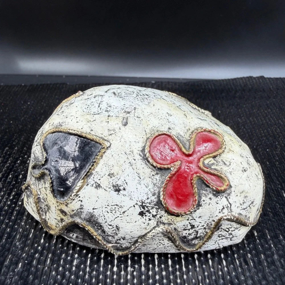 Vintage Mexican Folk Art Decorative Playing Card Suits Spade Club Paperweight